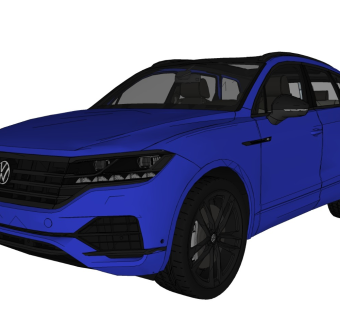 超精细汽车模型 大众 Touareg